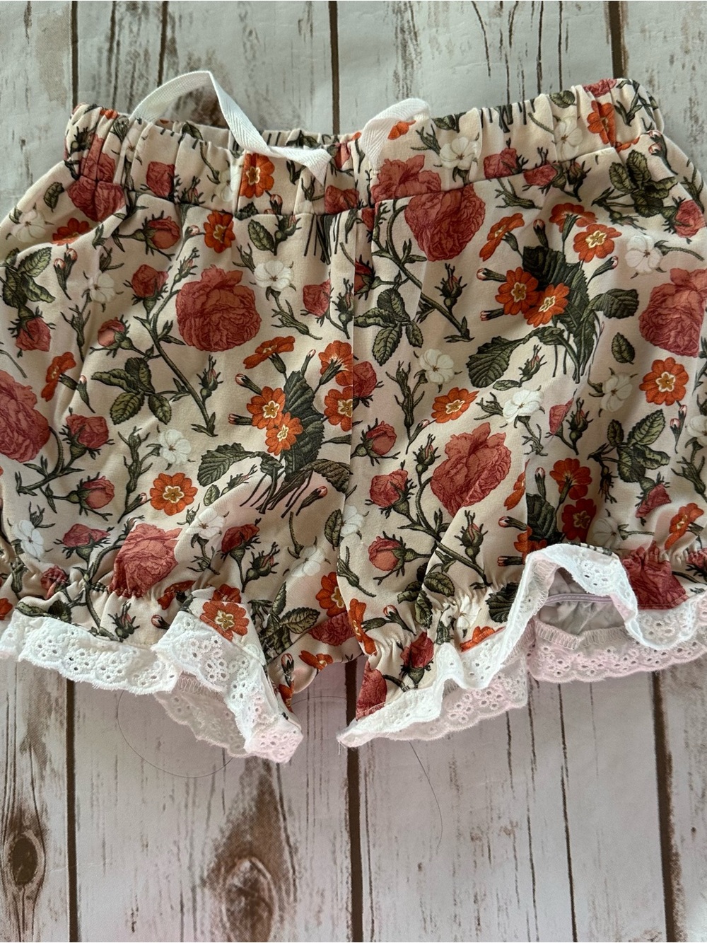 Love + Grow floral bloomers nwot size 7Y